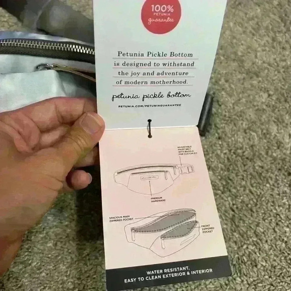 Petunia Pickle Bottom All Around Belt Bag Smoke Swirl Tie Dye New With Tags - Picture 4 of 7